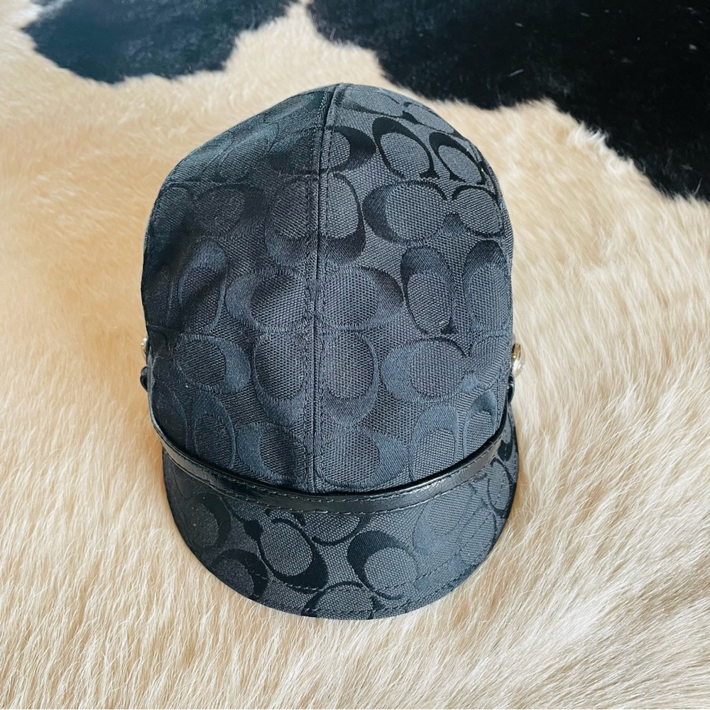 Coach Black Satin Fabric